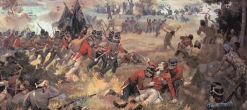 Outnumbered British & Volunteers defend York